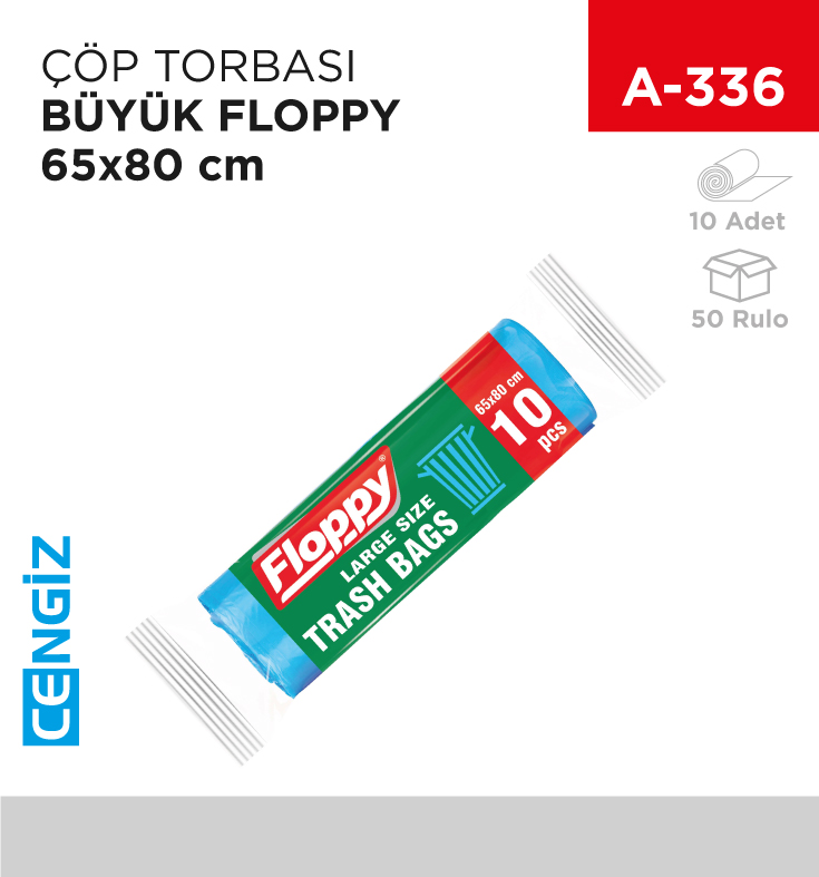 ÇÖP TORBASI BÜYÜK FLOPPY 65*80 CM