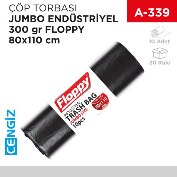 ÇÖP TORBASI JUMBO END. 300 GR FLOPPY  80*110 CM