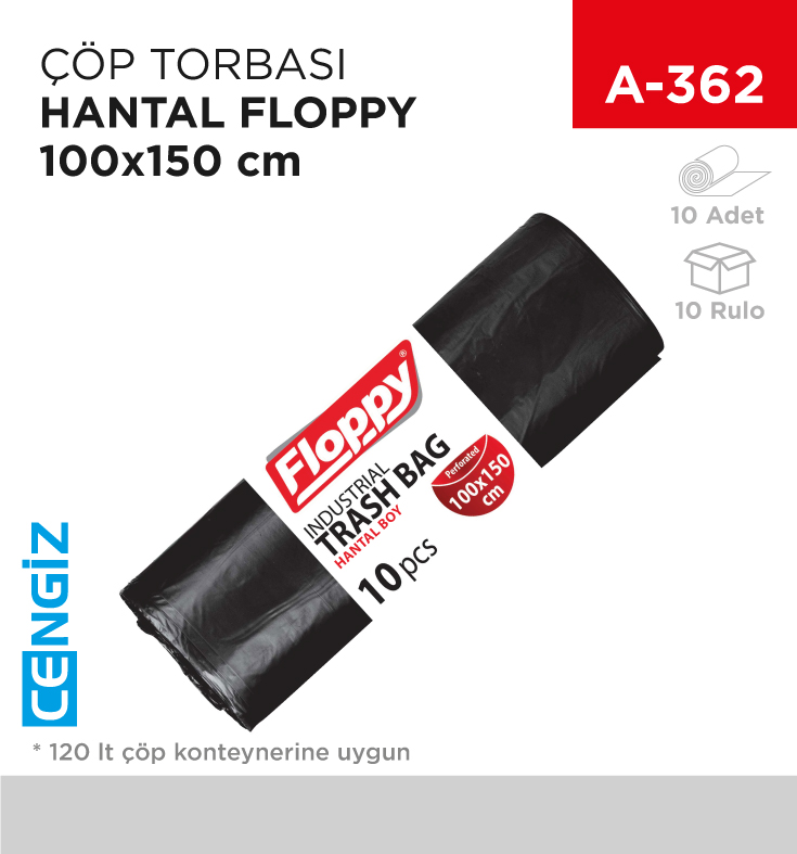 ÇÖP TORBASI HANTAL END. FLOPPY 100*150 CM