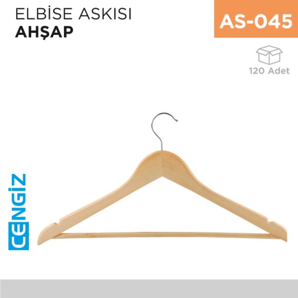 ELBİSE ASKISI AHŞAP