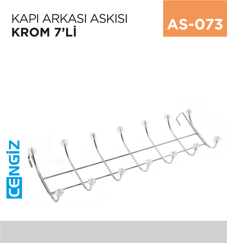 KAPI ARKASI ASKISI KROM 7Lİ