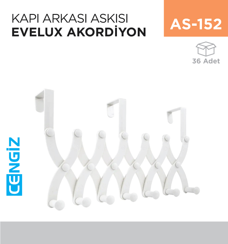+KAPI ARKASI ASKISI EVELUX AKORDİYON (EVL24007)
