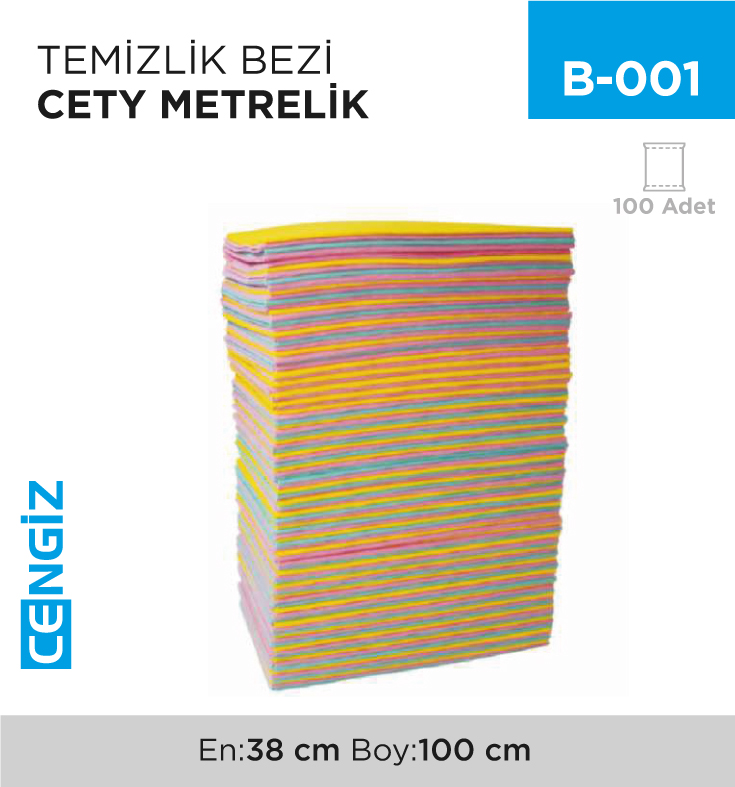 TEMİZLİK BEZİ CETY METRELİK