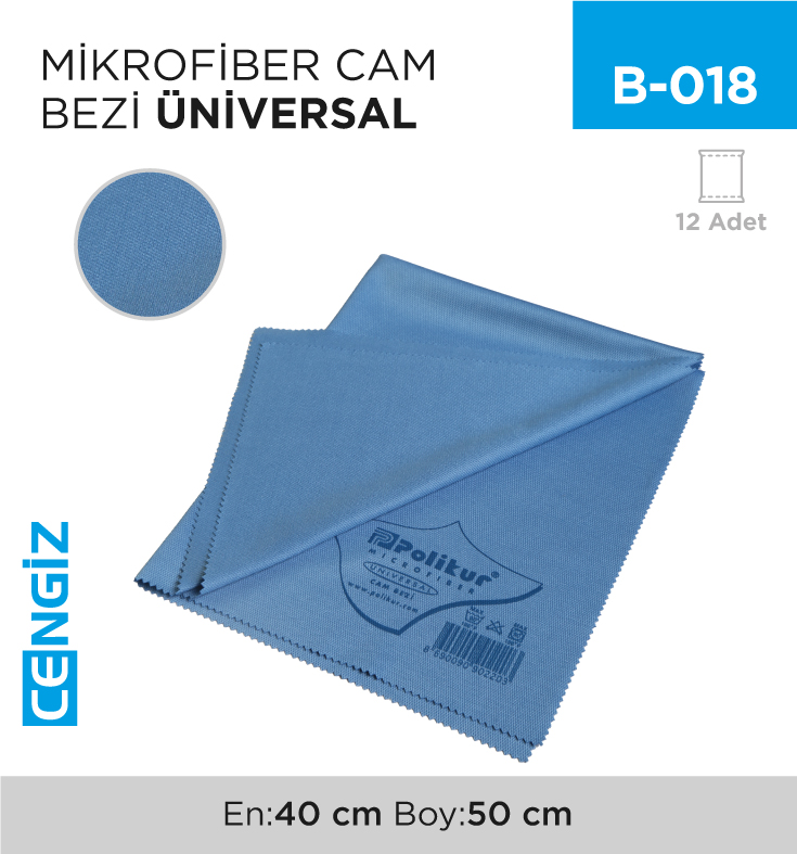 MİKROFİBER CAM BEZİ ÜNİVERSAL40*50 (3220)