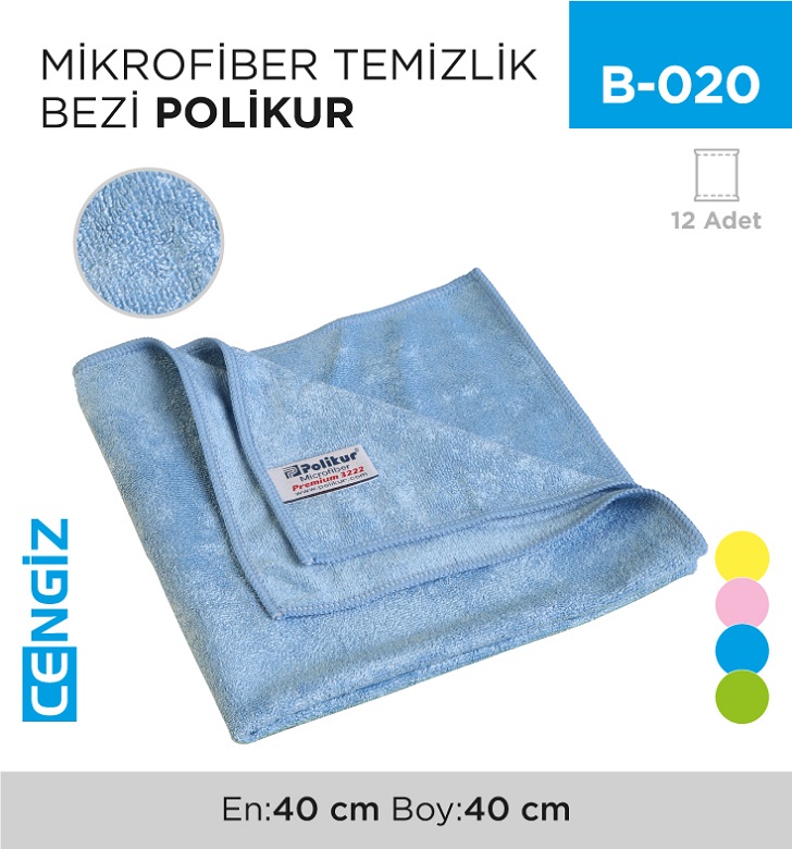 MİKROFİBER TEMİZLİK BEZİ POLİKUR (3198-3222)