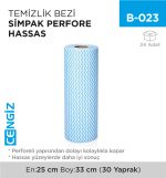 TEMİZLİK BEZİ SİMPAK PERFORE HASSAS (2559)