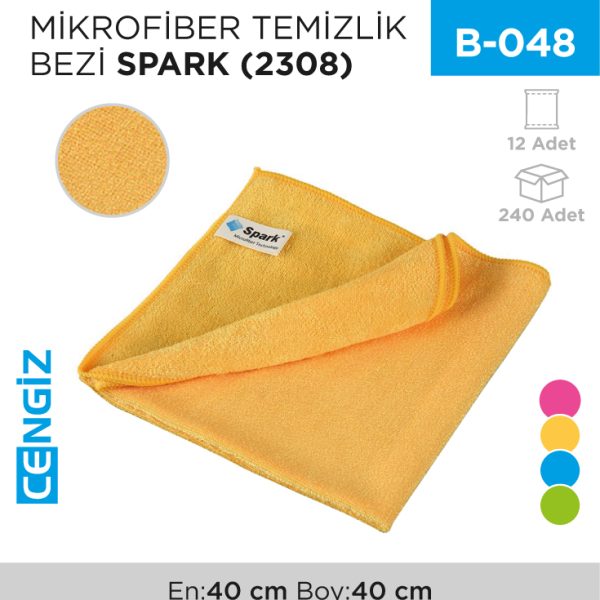 MİKROFİBER TEMİZLİK BEZİ SPARK (2308)