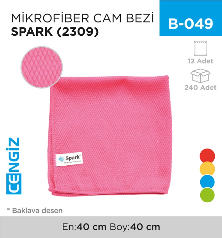 MİKROFİBER CAM BEZİ SPARK (2309)