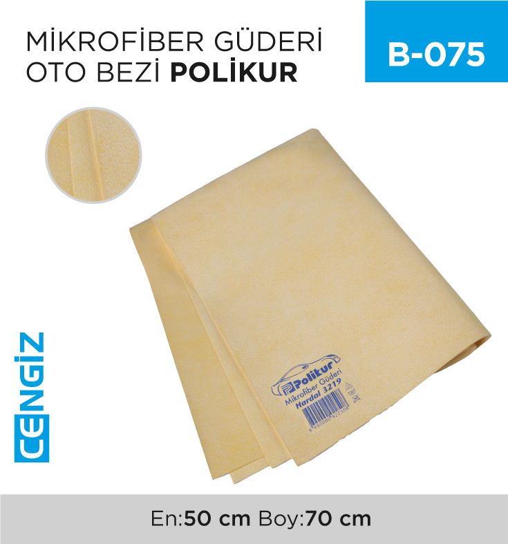 GÜDERİ MİKROFİBER OTO BEZİ POLİKUR (3219)