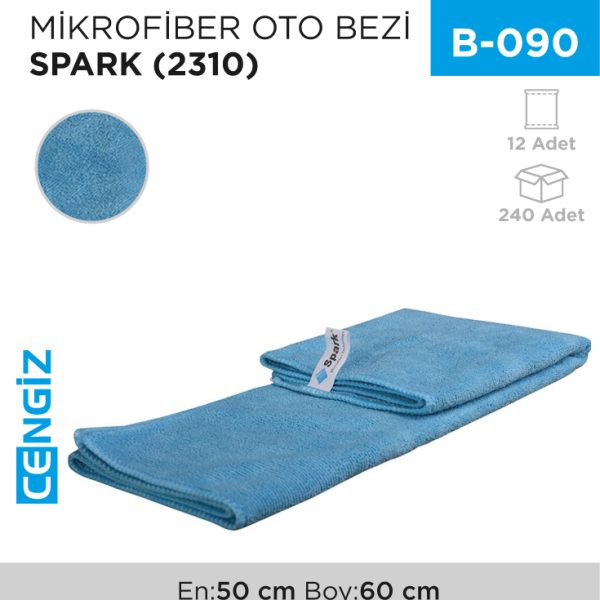 MİKROFİBER OTO BEZİ SPARK 50*60 CM (2310)
