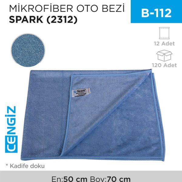 MİKROFİBER OTO BEZİ SPARK (KADİFE) (2312)