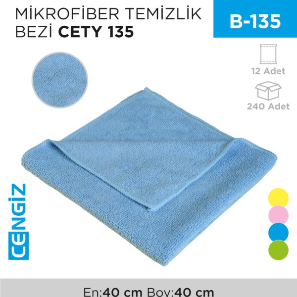 MİKROFİBER TEMİZLİK BEZİ CETY 135 (LINEX)