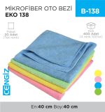 MİKROFİBER TEMİZLİK BEZİ EKO 40*40 CM