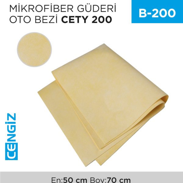 GÜDERİ MİKROFİBER OTO BEZİ CETY 200(RND4444)