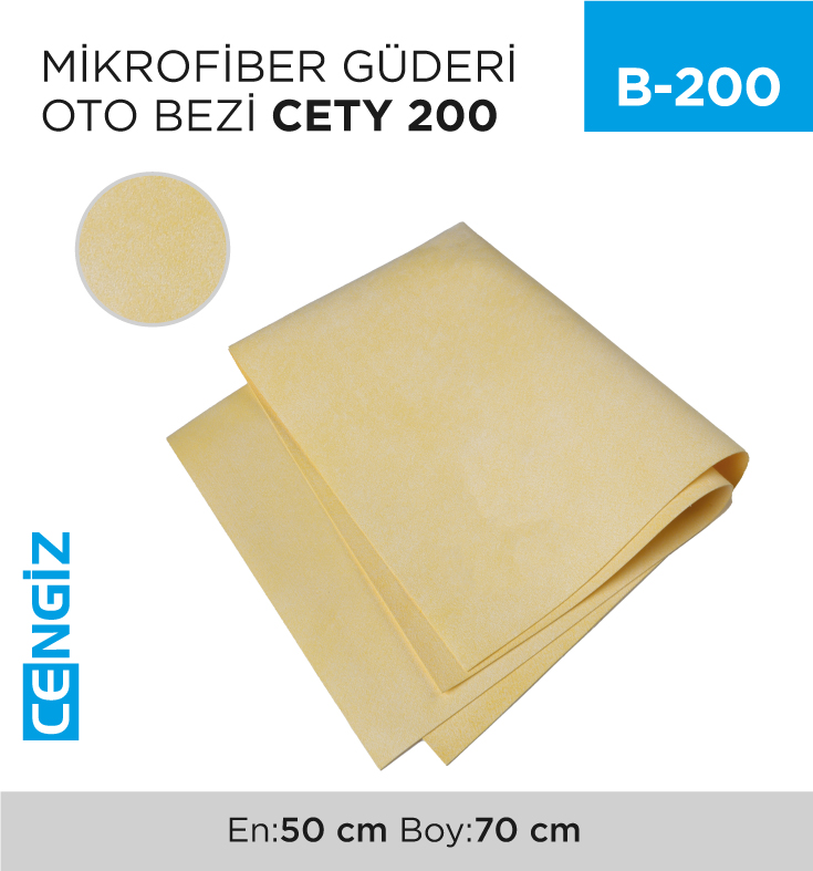 GÜDERİ MİKROFİBER OTO BEZİ CETY 200(RND4444)