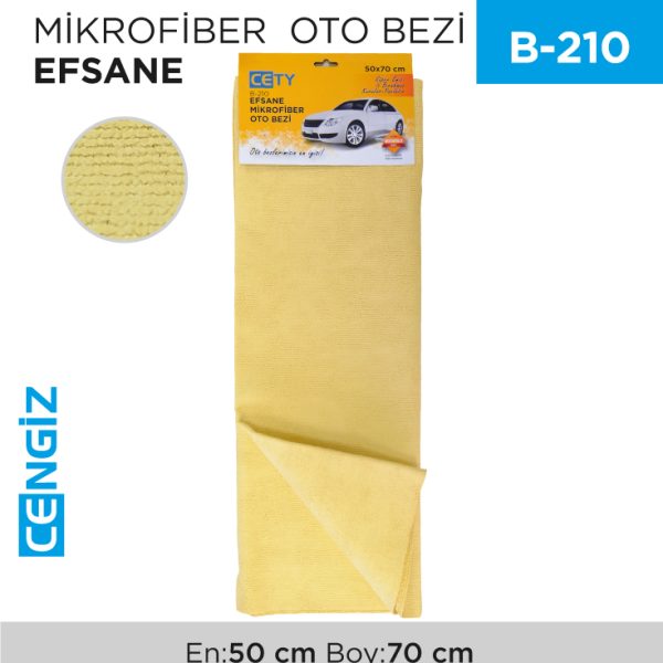 +MİKROFİBER EFSANE OTO BEZİ 210