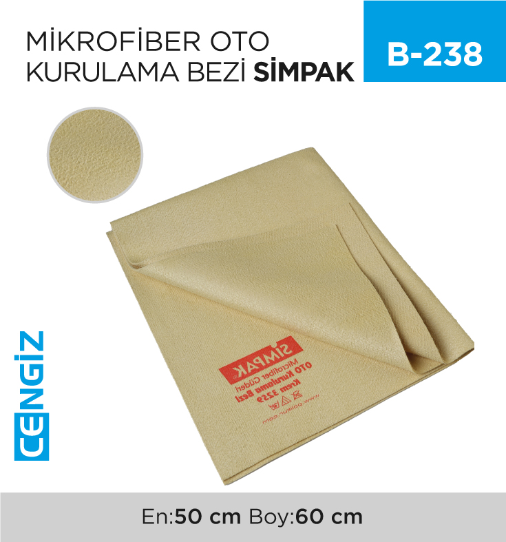 GÜDERİ MİKROFİBER OTO BEZİ SİMPAK (3259)