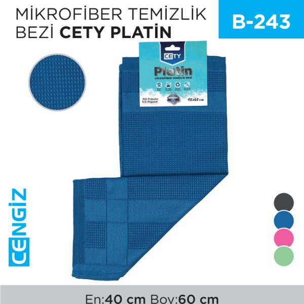 MİKROFİBER TEMİZLİK BEZİ CETY PLATİN
