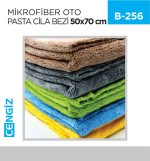+MİKROFİBER OTO PASTA CİLA BEZİ 50*70 CM