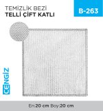 BULAŞIK BEZİ TELLİ ÇİFT KATLI