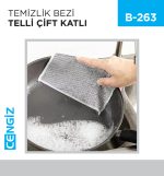 BULAŞIK BEZİ TELLİ ÇİFT KATLI