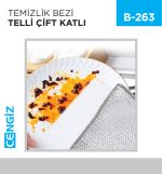 BULAŞIK BEZİ TELLİ ÇİFT KATLI