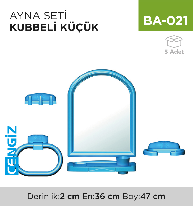 AYNA SETİ KUBBELİ KÜÇÜK (6055)