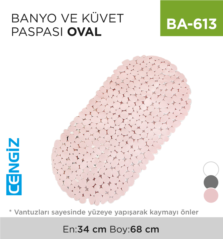 BANYO VE KÜVET PASPASI OVAL 34 CM*68 CM (GP-130)