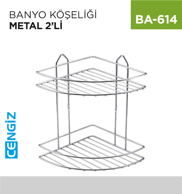BANYO KÖŞELİĞİ METAL 2Lİ