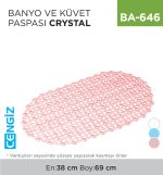 BANYO VE KÜVET PASPASI D.DÖRTGEN 38CM*69CM (SERMAT)