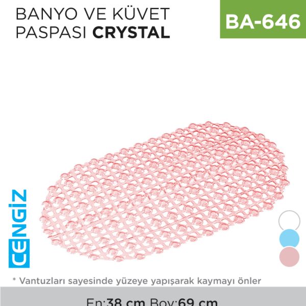 BANYO VE KÜVET PASPASI D.DÖRTGEN 38CM*69CM (SERMAT)