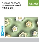 BANYO PASPASI DİATOM DESENLİ 40*60 CM