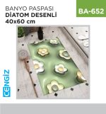 BANYO PASPASI DİATOM DESENLİ 40*60 CM
