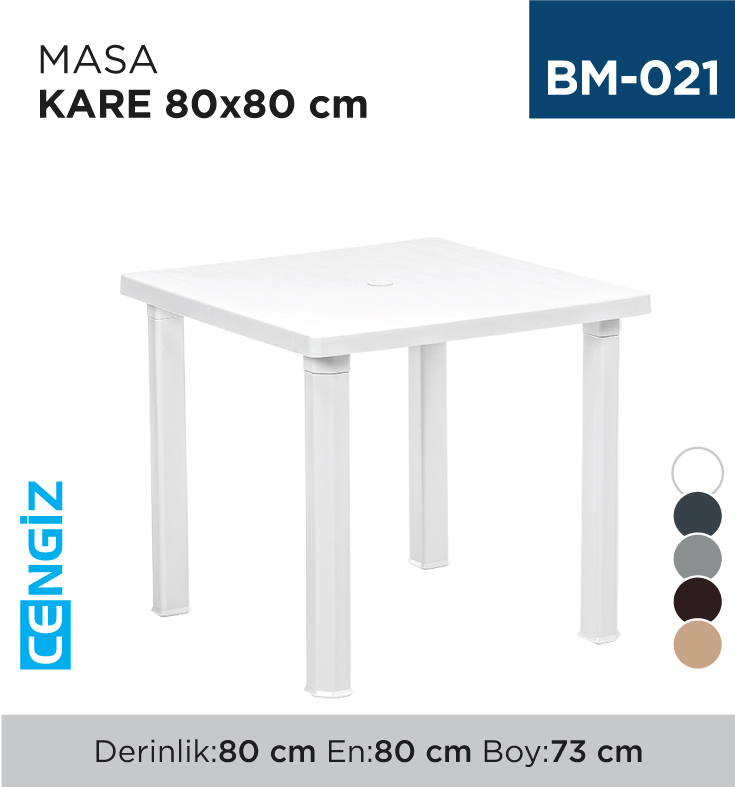 MASA KARE 80*80 CM (2570)