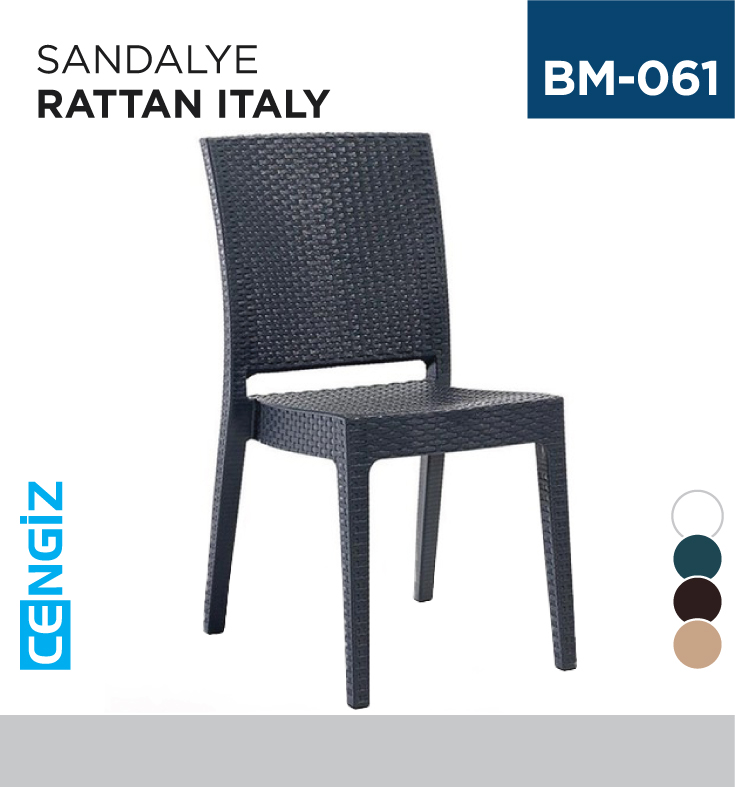 SANDALYE RATTAN İTALY
