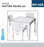 MASA RATTAN 90 CM*90 CM (2574)