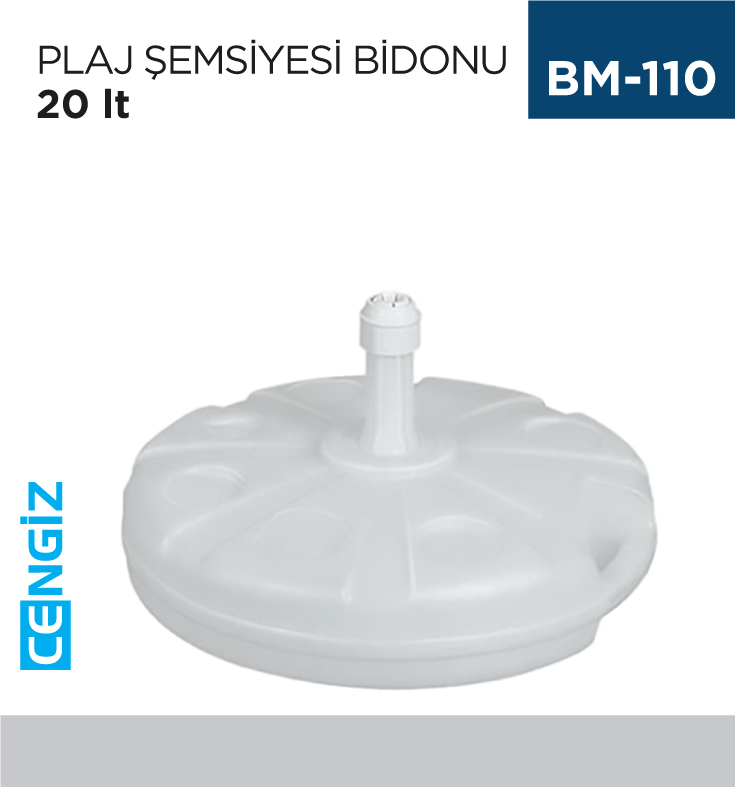 PLAJ ŞEMSİYESİ BİDONU 20 LT
