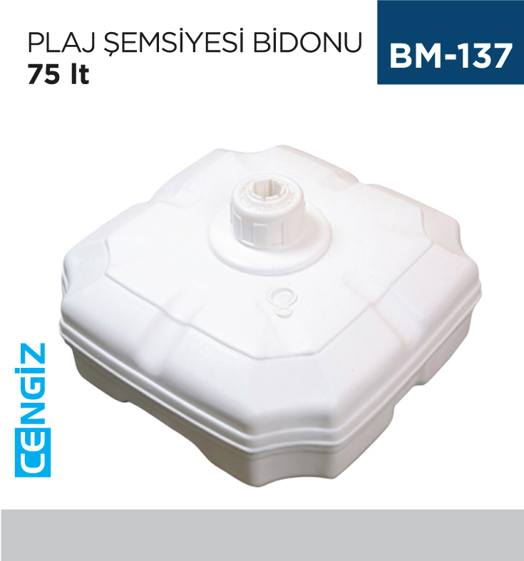 PLAJ ŞEMSİYESİ BİDONU 75 LT