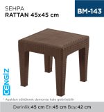 SEHPA RATTAN BS 45*45 CM