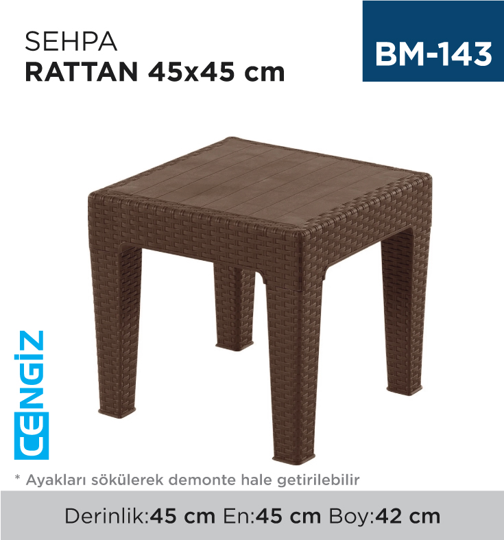SEHPA RATTAN BS 45*45 CM