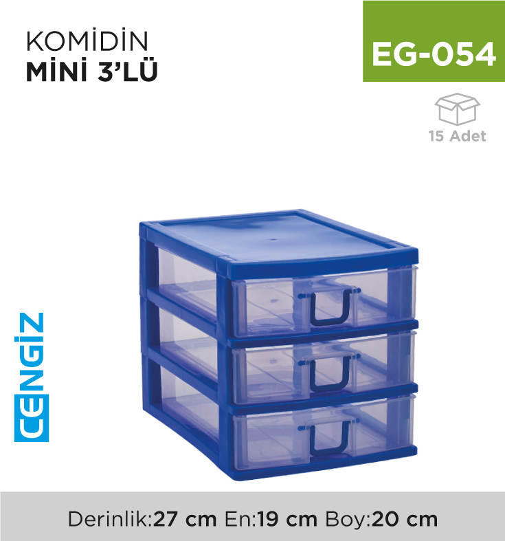 +KOMİDİN MİNİ 3 LÜ (CİNDY BOX) (4538)