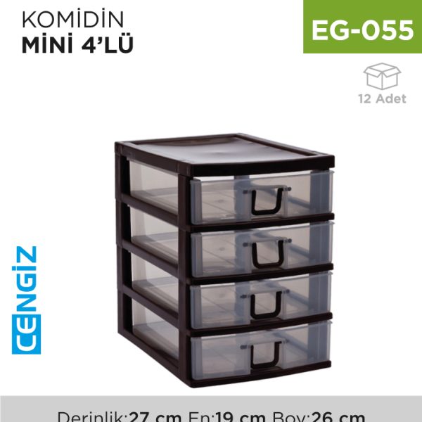 +KOMİDİN MİNİ 4 LÜ (CİNDY BOX) (4539)