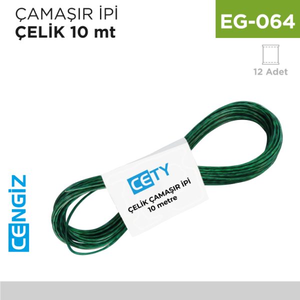 ÇAMAŞIR İPİ ÇELİK 10 MT