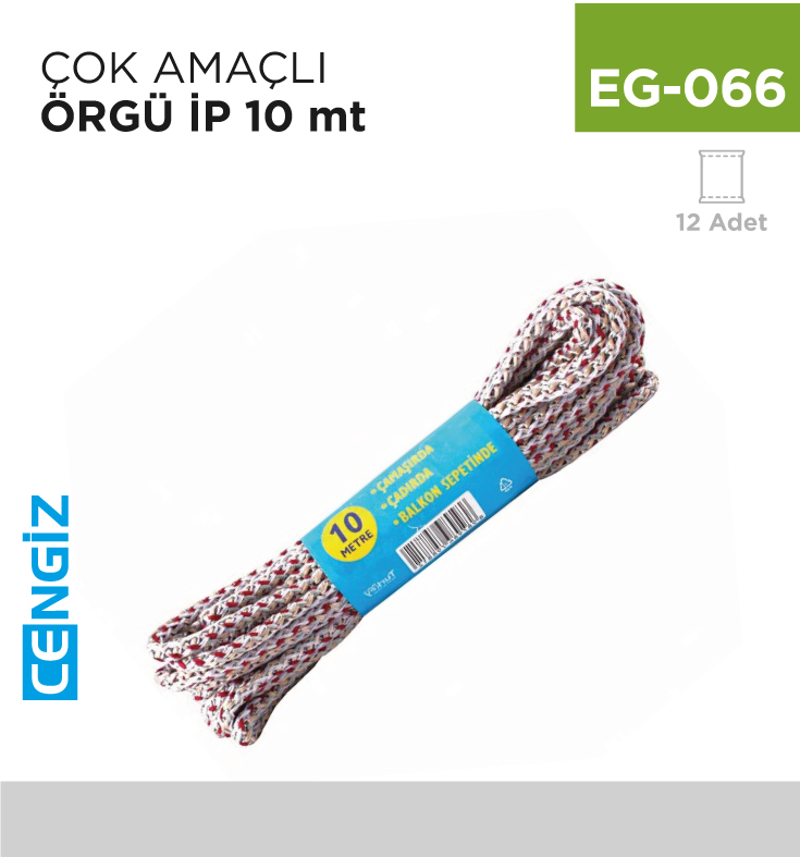 ÇOK AMAÇLI ÖRGÜ İP 10 MT
