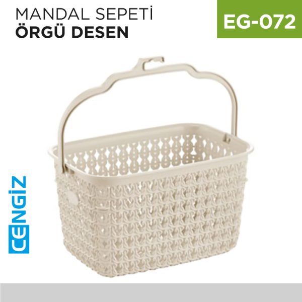MANDAL SEPETİ ÖRGÜ DESEN (8041)(2153)