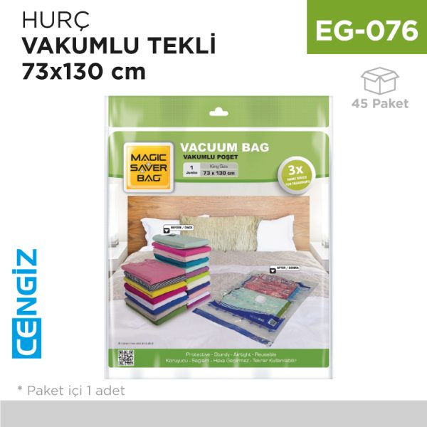 HURÇ VAKUMLU TEKLİ 73 CM*130 CM (JUMBO)