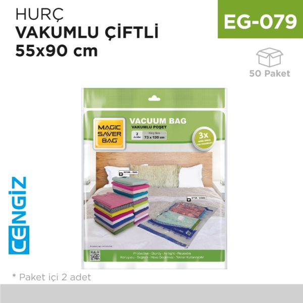 HURÇ VAKUMLU 2Lİ 55 CM*90 CM ( XL)