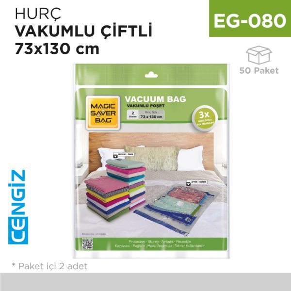 HURÇ VAKUMLU 2Lİ 73 CM*130 CM (JUMBO)