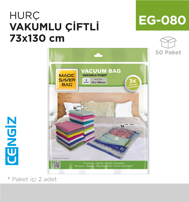 HURÇ VAKUMLU 2Lİ 73 CM*130 CM (JUMBO)