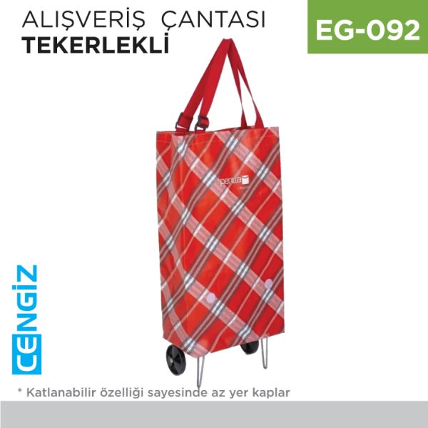 +ALIŞVERİŞ ÇANTASI TEKERLEKLİ (PAT58100)